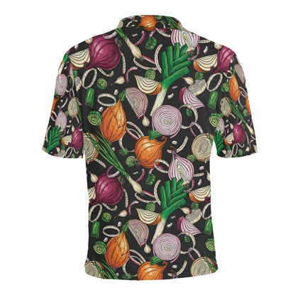 Onion Pattern Print Design A03 Men Polo Shirt