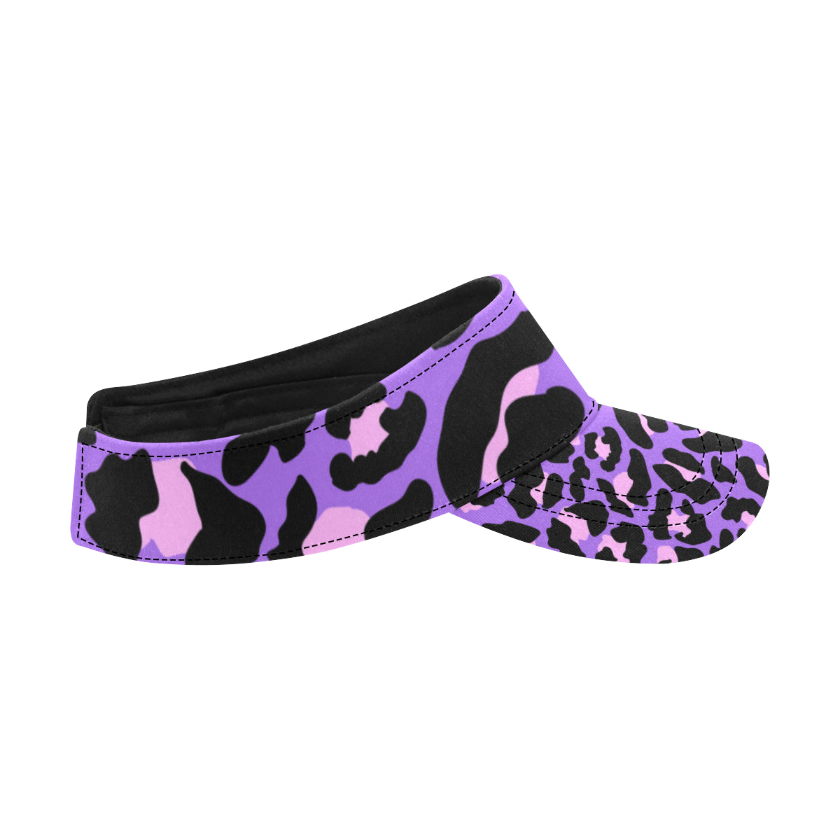Cheetah Purple Neon Print Pattern Unisex Sun Visor