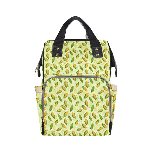 Agricultural Fresh Corn cob Print Pattern Diaper Bag Backpack