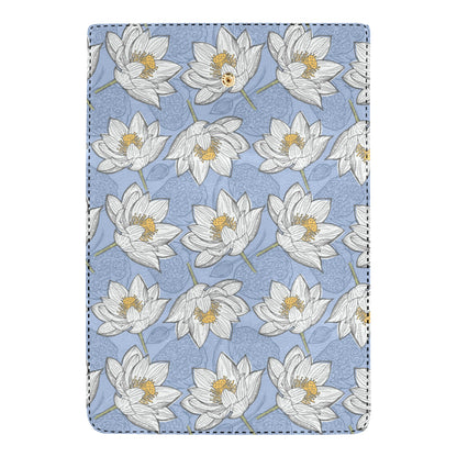 Lotus Pattern Print Design 04 Women's Trifold Wallet