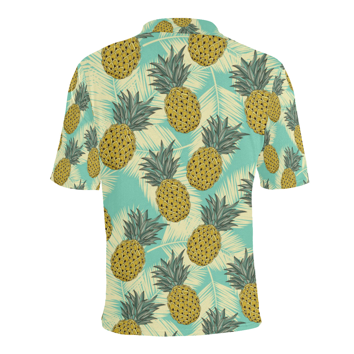 Pineapple Pattern Print Design PP03 Men Polo Shirt