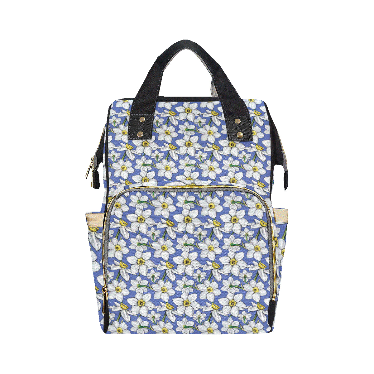 Daffodils Pattern Print Design DF08 Diaper Bag Backpack
