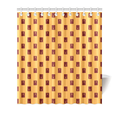 Bible Pattern Print Design 05 Shower Curtain
