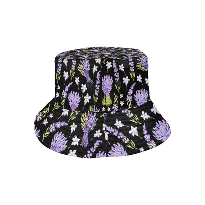Lavender Pattern Print Design LV04 Unisex Bucket Hat