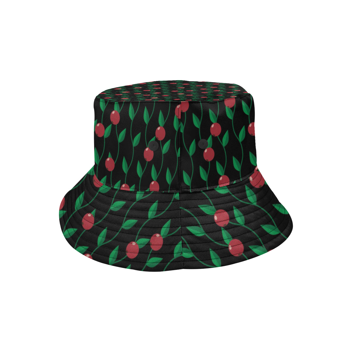 Cranberry Pattern Print Design CB01 Unisex Bucket Hat