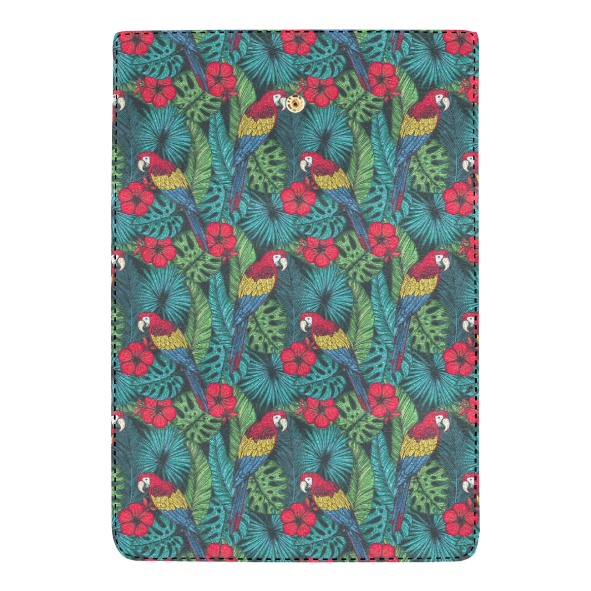 Parrot Pattern Print Design A05 Women's Trifold Wallet