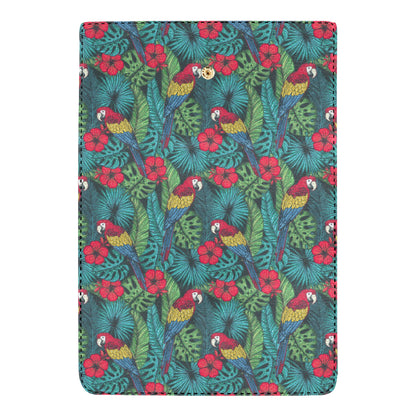 Parrot Pattern Print Design A05 Women's Trifold Wallet