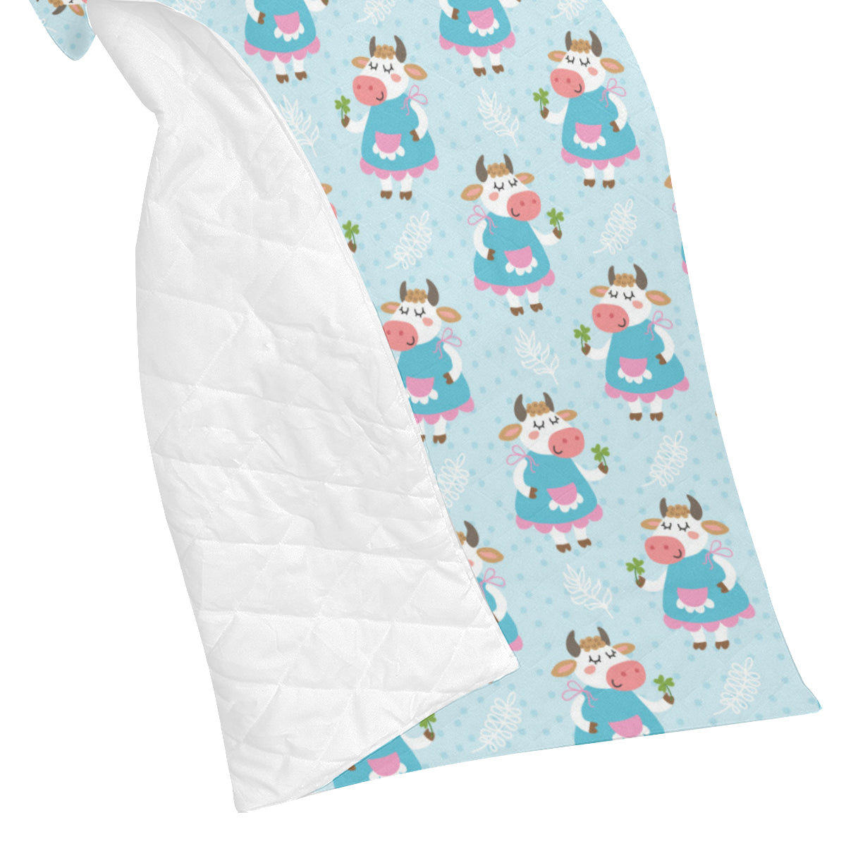 Cattle Happy Pattern Print Design 03 Premium Quilt
