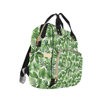 Tropical Flower Pattern Print Design TF013 Diaper Bag Backpack