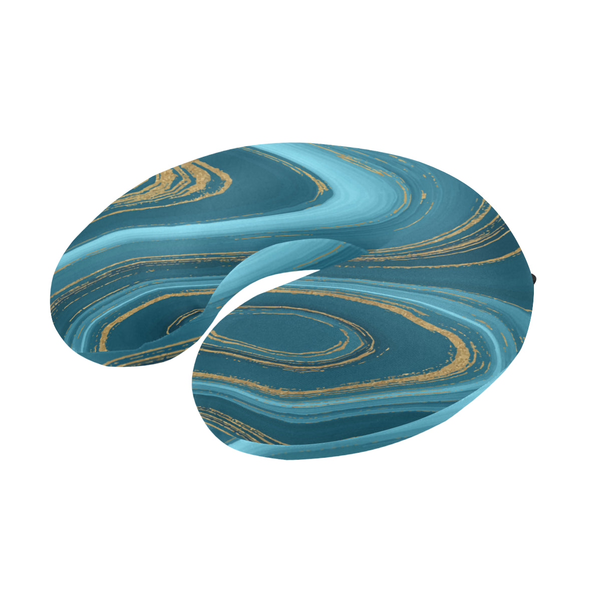 Liquid Pattern Print Design 04 U-Shaped Travel Neck Pillow