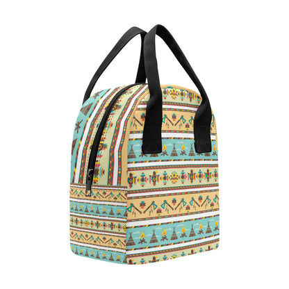 American indian Life Pattern Insulated Lunch Bag