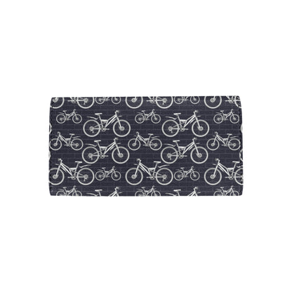 Mountain bike Pattern Print Design 02 Women's Trifold Wallet