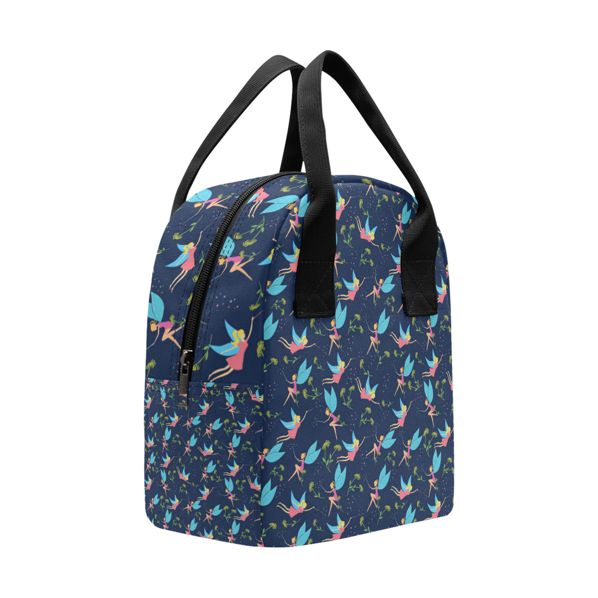 Fairy with flower Print Pattern Insulated Lunch Bag