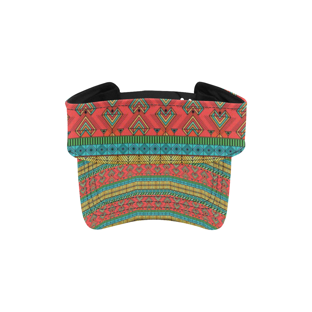 African Colorful Zigzag Print Pattern Unisex Sun Visor