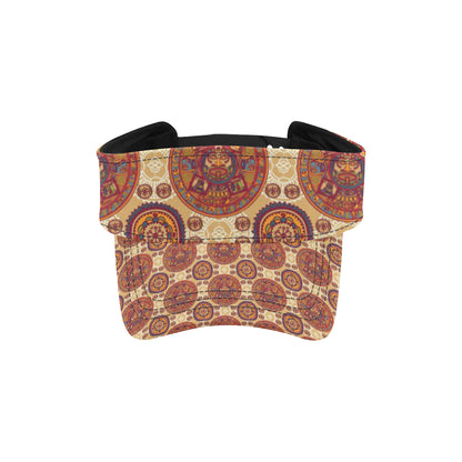 Calendar Aztec Pattern Print Design 01 Unisex Sun Visor