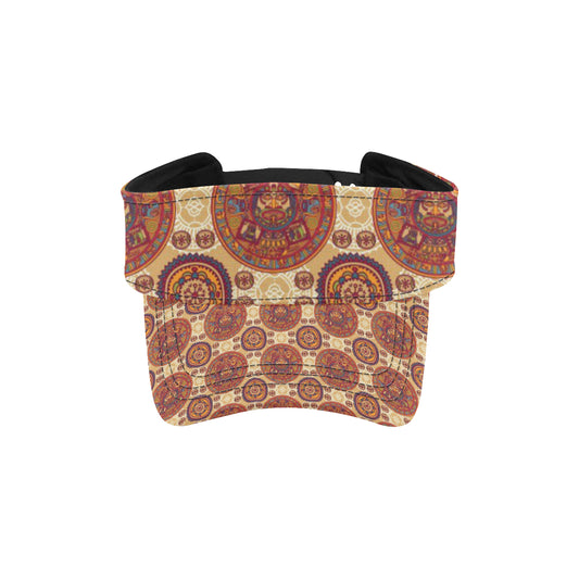 Calendar Aztec Pattern Print Design 01 Unisex Sun Visor