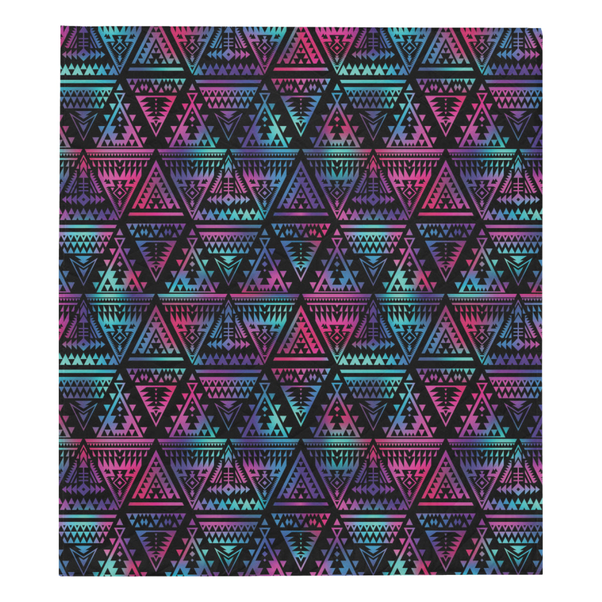Tribal aztec Dark Multicolor Premium Quilt
