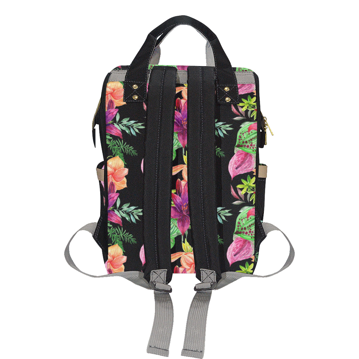 Amaryllis Pattern Print Design AL09 Diaper Bag Backpack