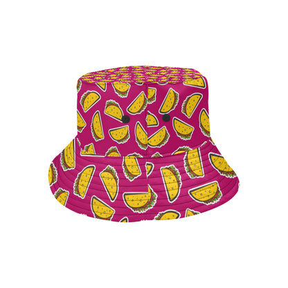 Taco Pattern Print Design TC01 Unisex Bucket Hat
