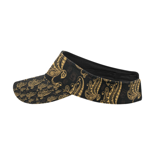 Owl Tribal Polynesian Design Print Unisex Sun Visor
