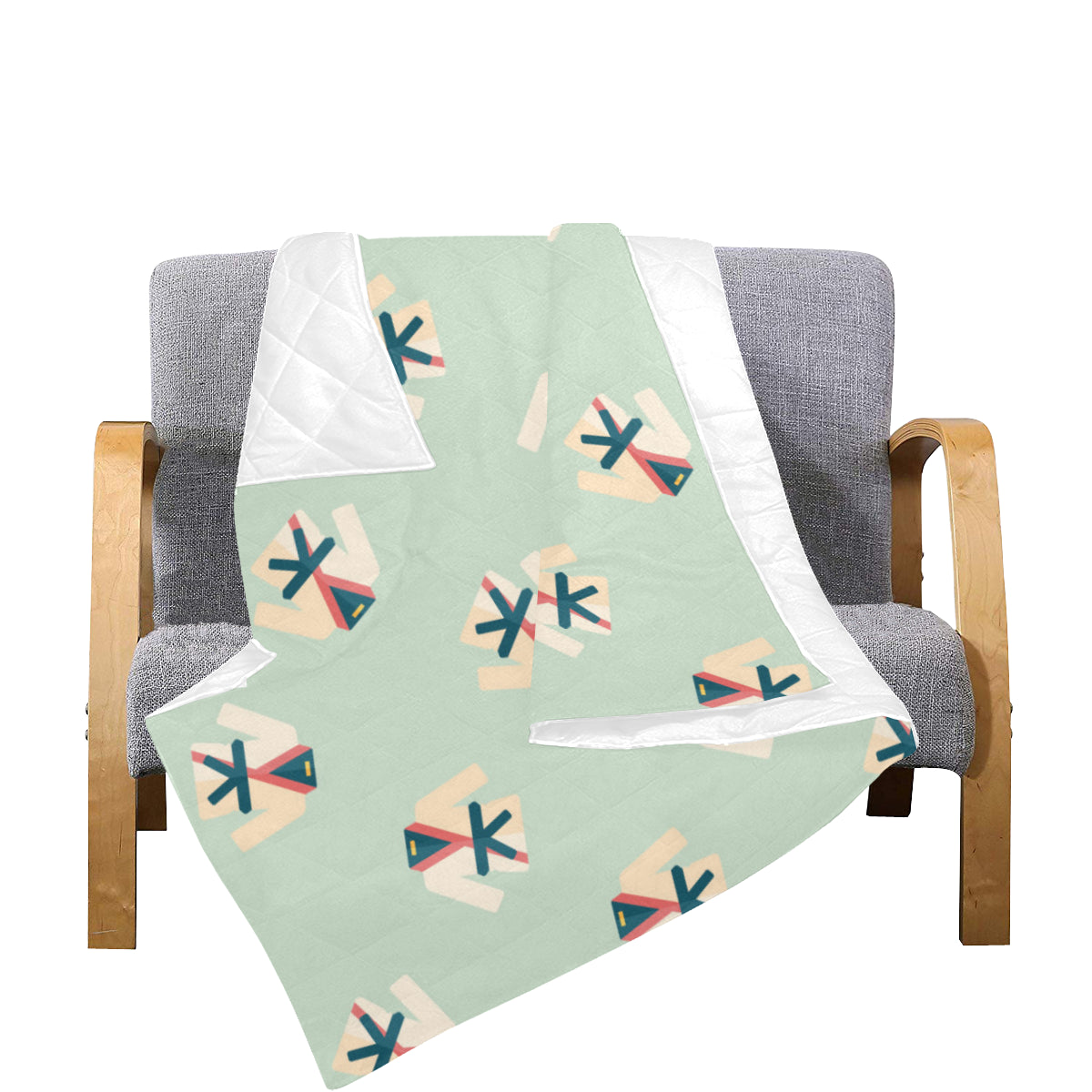 Karate Pattern Print Design 02 Premium Quilt