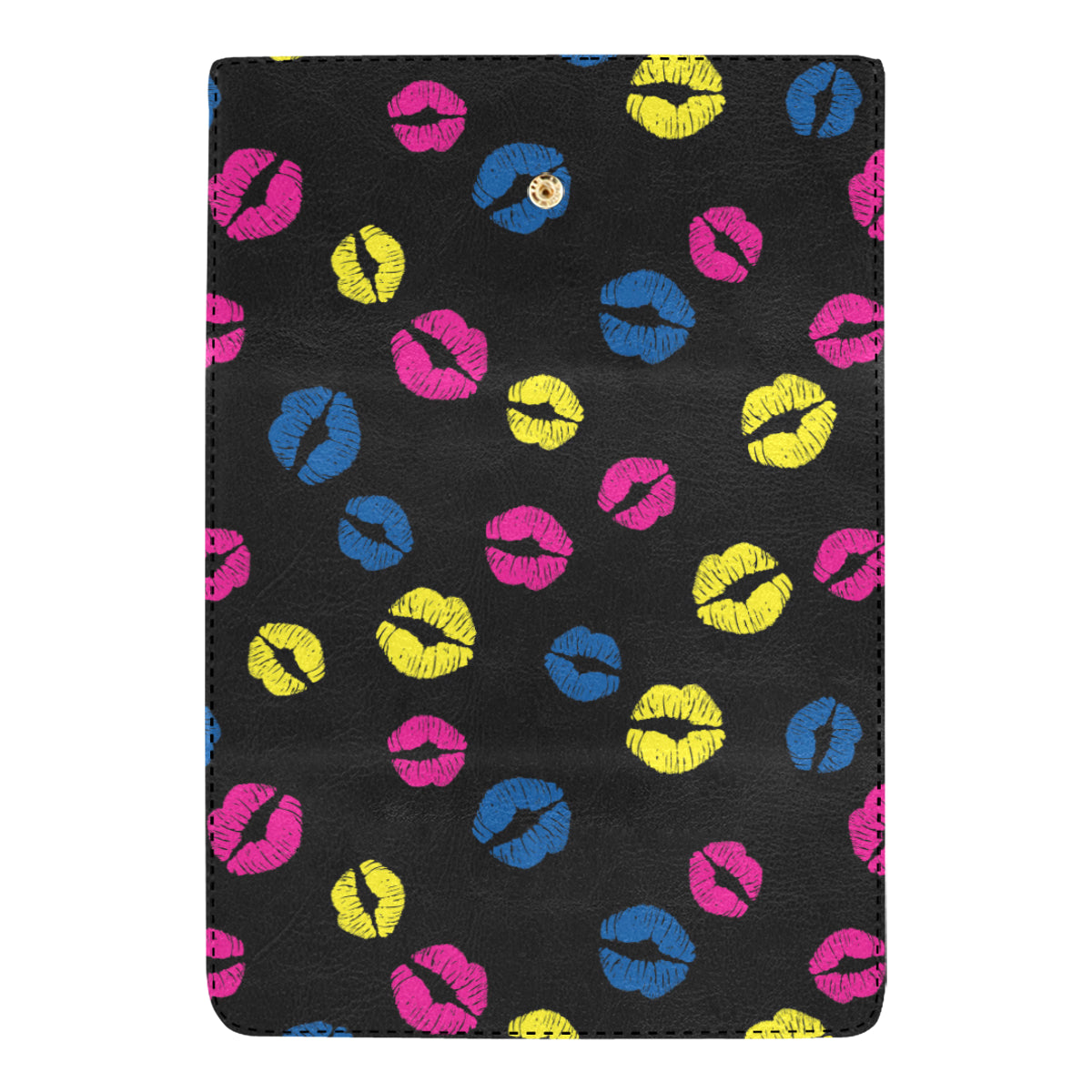 Lip Neon Color Pattern Print Design 01 Women's Trifold Wallet
