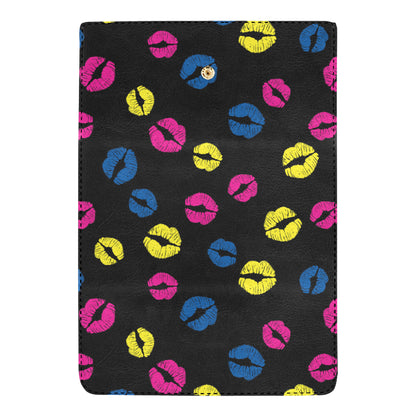 Lip Neon Color Pattern Print Design 01 Women's Trifold Wallet