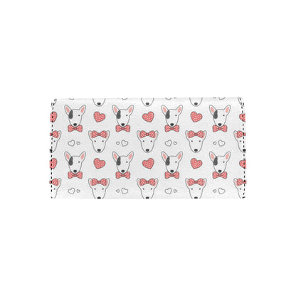 Bull Terriers Pattern Print Design 08 Women's Trifold Wallet