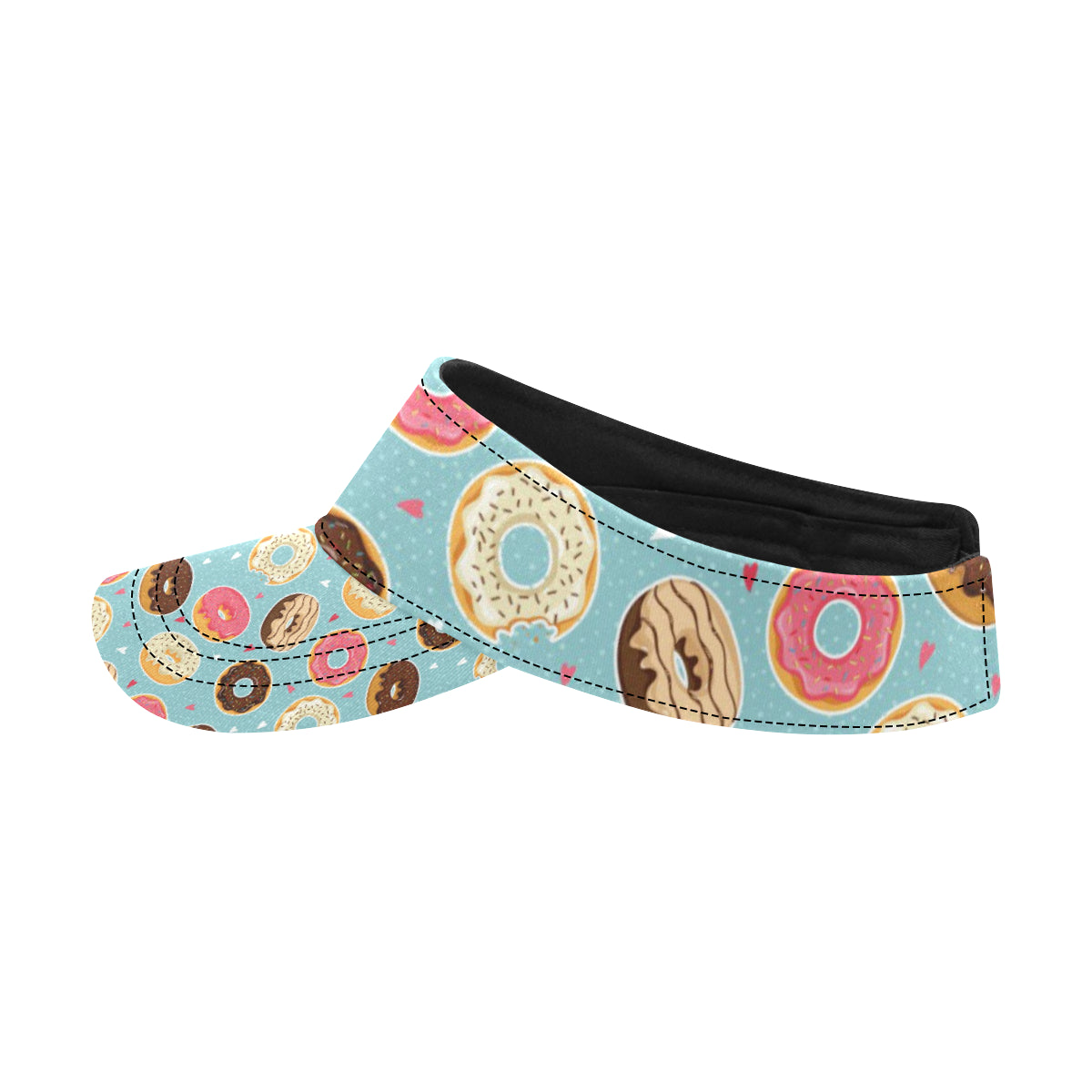 Donut Pattern Print Design DN04 Unisex Sun Visor