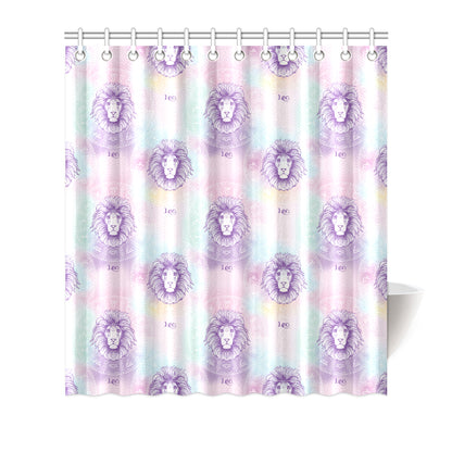 Leo Pattern Print Design 03 Shower Curtain