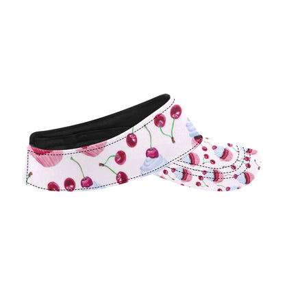 Cherry Cupcake Pink Pattern Unisex Sun Visor