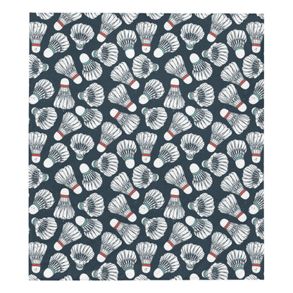 Badminton Ball Pattern Print Design 01 Premium Quilt