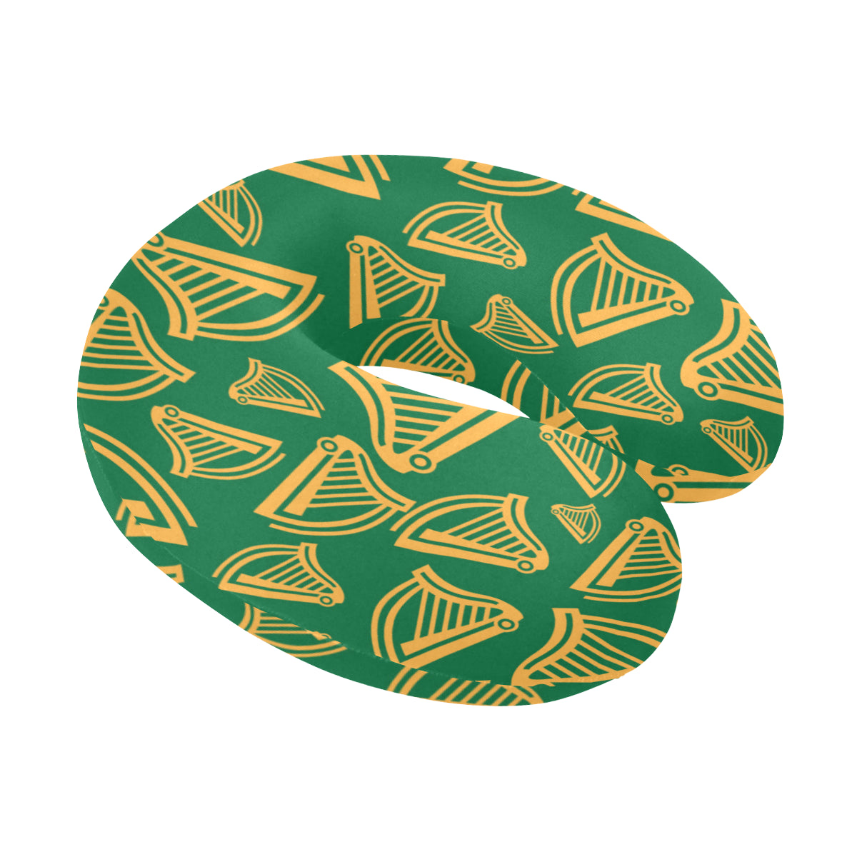 Harp Pattern Print Design 03 U-Shaped Travel Neck Pillow