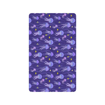 Jellyfish Style Print Rubber Doormat