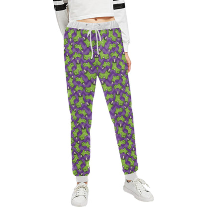 Zombie Foot Design Pattern Print Unisex Sweatpants