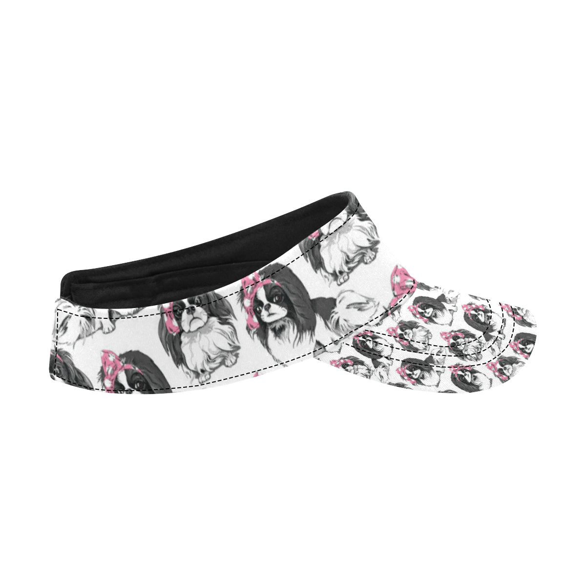 Japanese Chin Pattern Print Design 01 Unisex Sun Visor