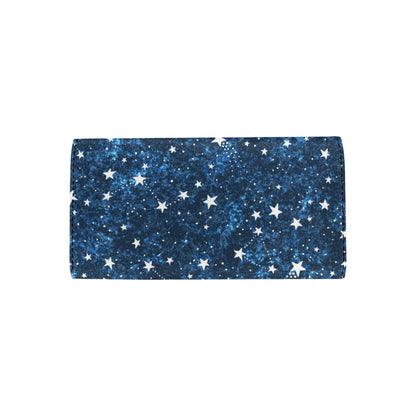Cosmic Pattern Print Design 05 Women's Trifold Wallet