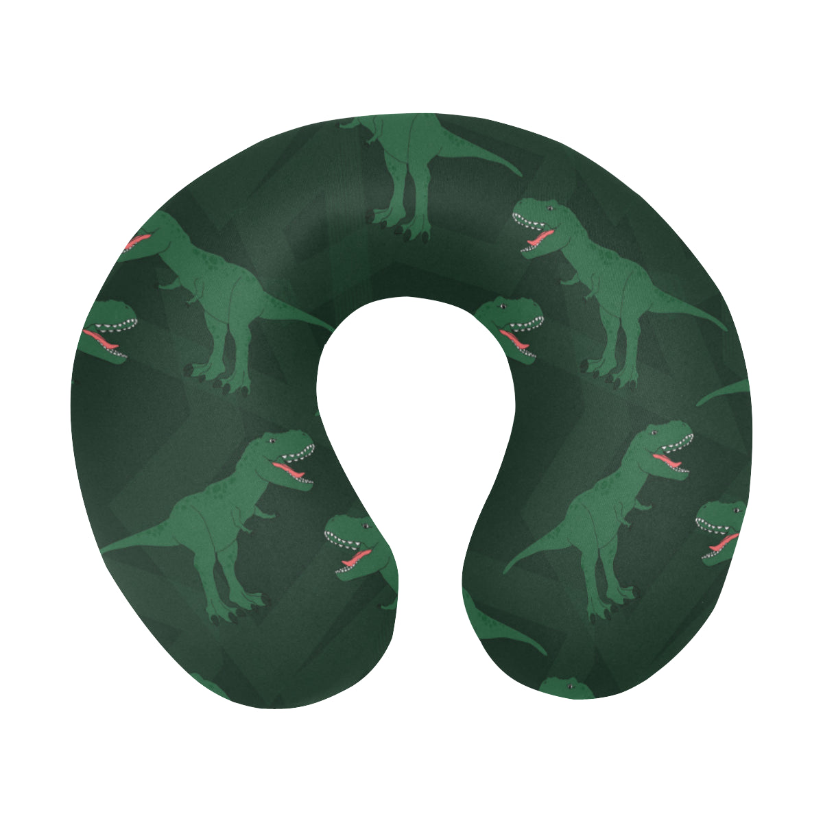T Rex Pattern Print Design A06 U-Shaped Travel Neck Pillow