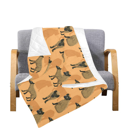 Hyena Pattern Print Design 01 Premium Quilt