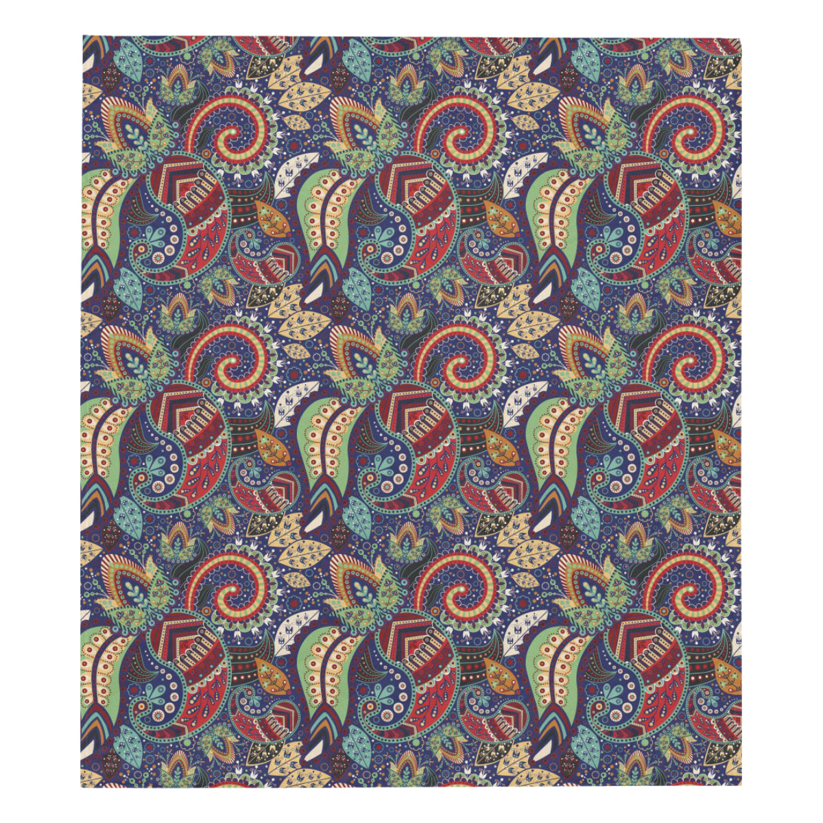 Paisley Boho Pattern Print Design A03 Premium Quilt