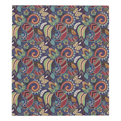 Paisley Boho Pattern Print Design A03 Premium Quilt