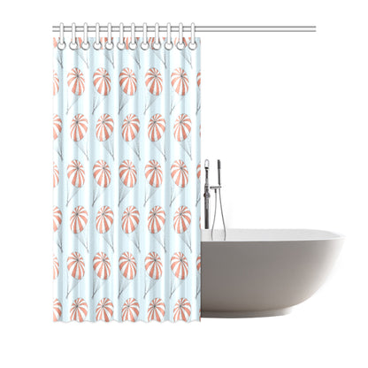 Skydiving Pattern Print Design 01 Shower Curtain