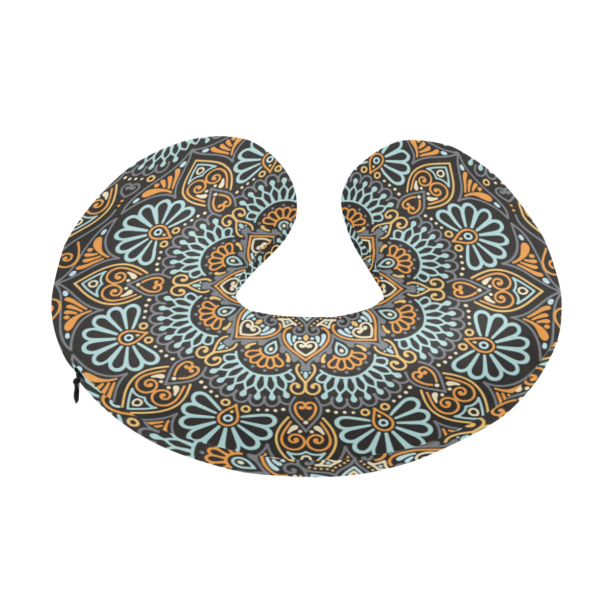 Mandala Pattern Print Design 05 U-Shaped Travel Neck Pillow