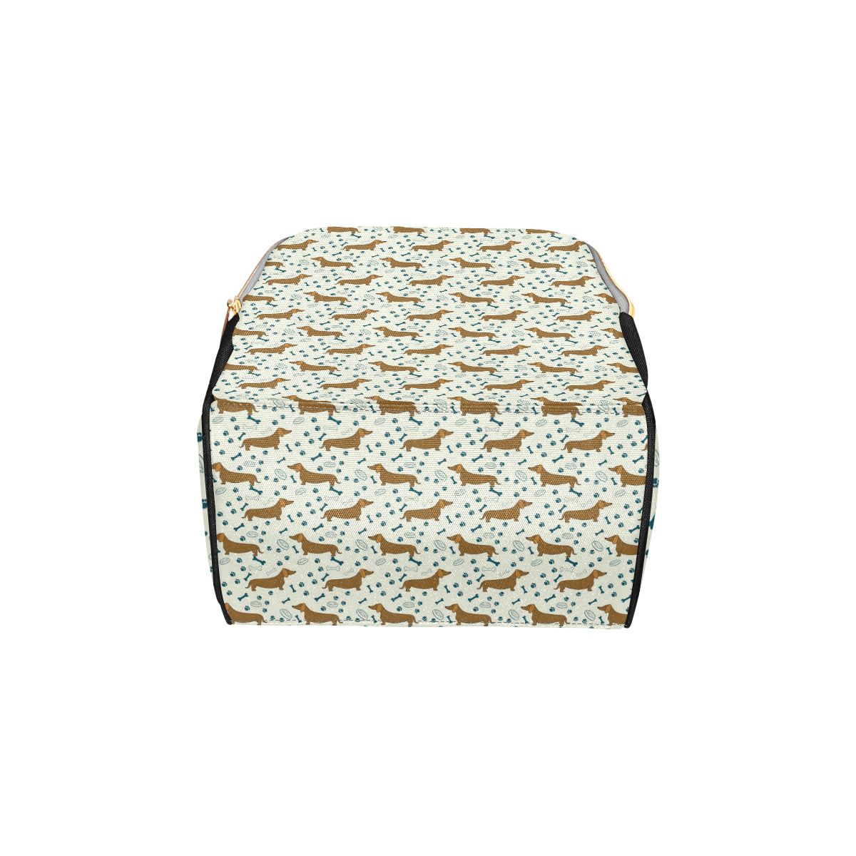 Dachshund Pattern Print Design 01 Diaper Bag Backpack