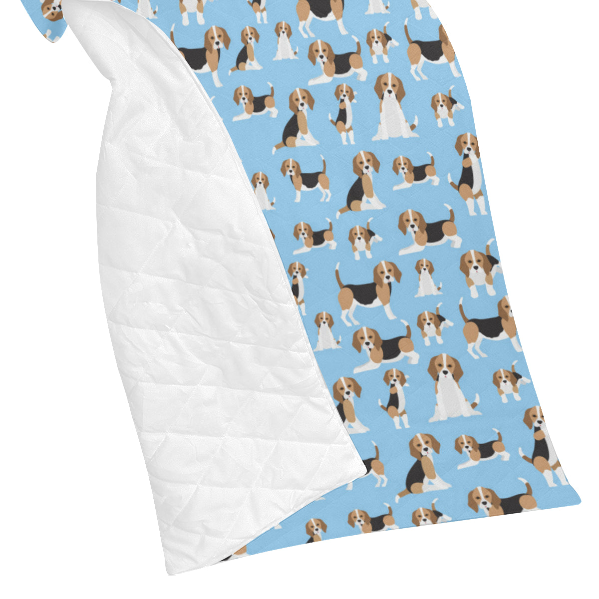 Beagle Pattern Print Design 03 Premium Quilt