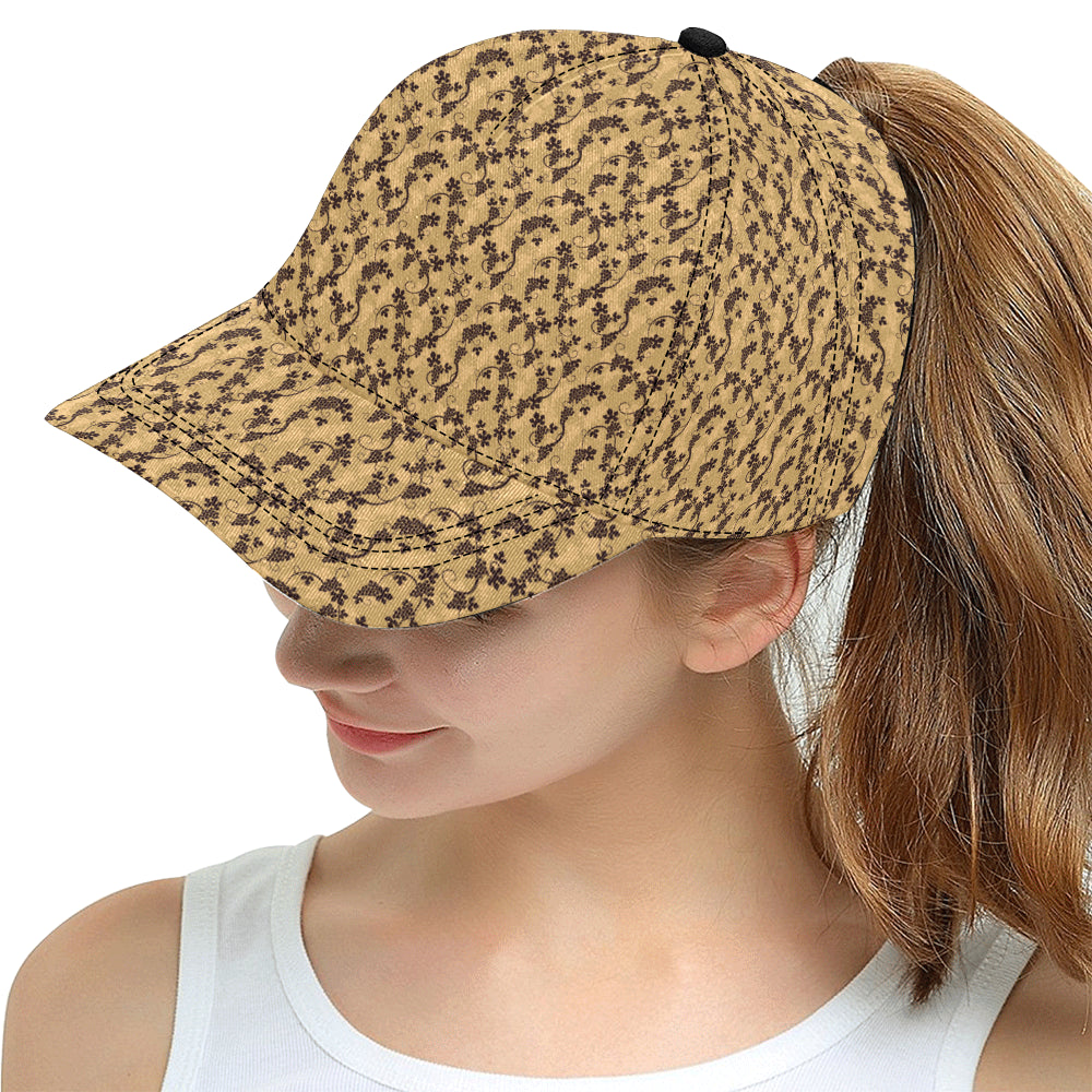Wine Grape Design Print Snapback Cap