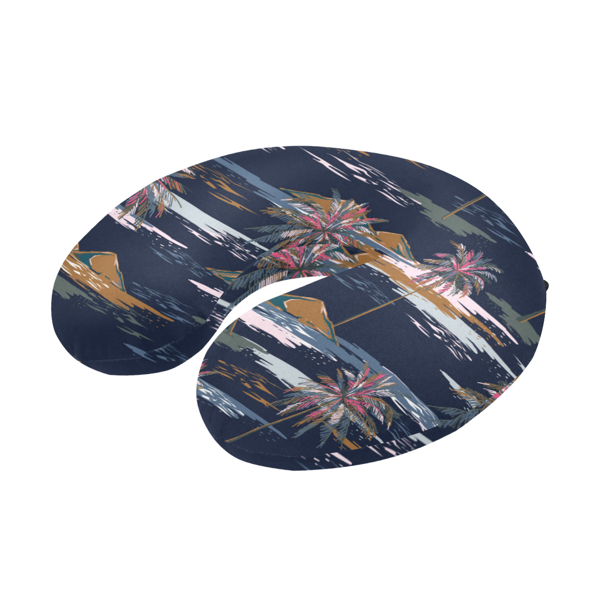 Pacific island Pattern Print Design A06 U-Shaped Travel Neck Pillow