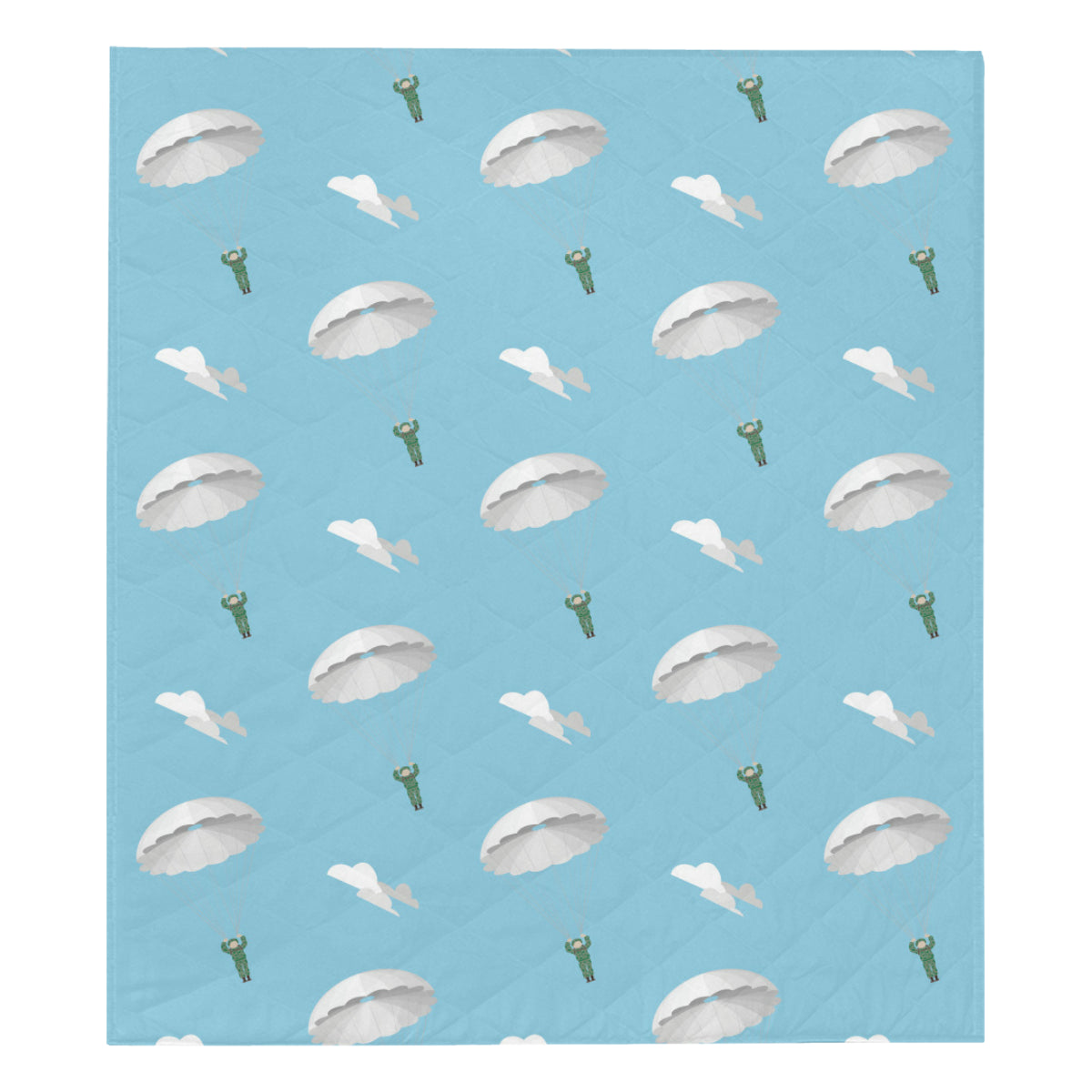 Paratrooper Pattern Print Design A02 Premium Quilt