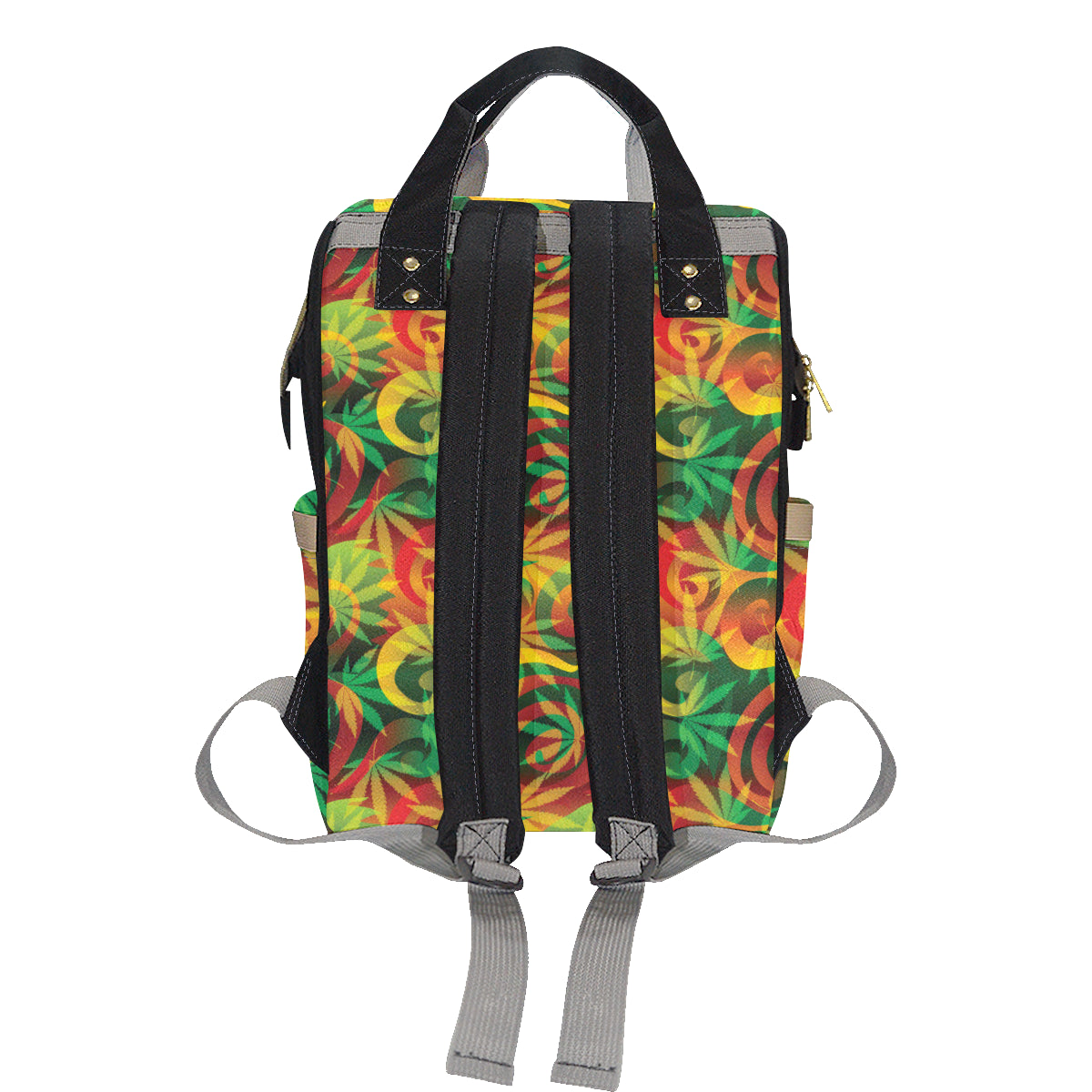 Rastafarian Pattern Print Design A01 Diaper Bag Backpack