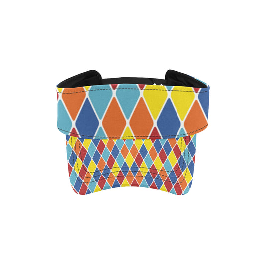 Harlequin Pattern Print Design 01 Unisex Sun Visor